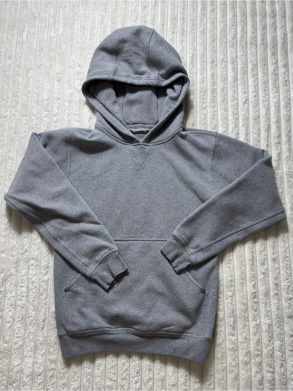 Lululemon Women’s  Gray Pullover Hoodie Size 0 Solid Long Sleeve Hooded Pocket